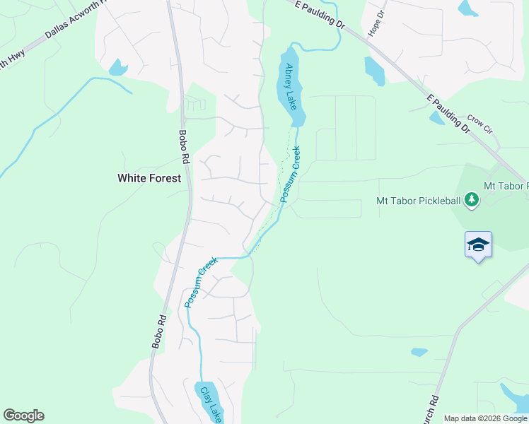 map of restaurants, bars, coffee shops, grocery stores, and more near 35 Riverwood Pass in Dallas