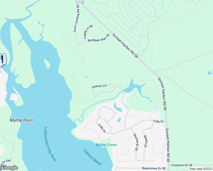 map of restaurants, bars, coffee shops, grocery stores, and more near 658 Pelican Circle in Bolivia