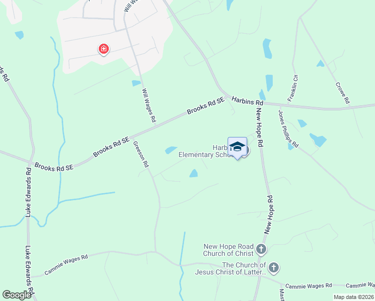 map of restaurants, bars, coffee shops, grocery stores, and more near 2600 Track Way in Dacula