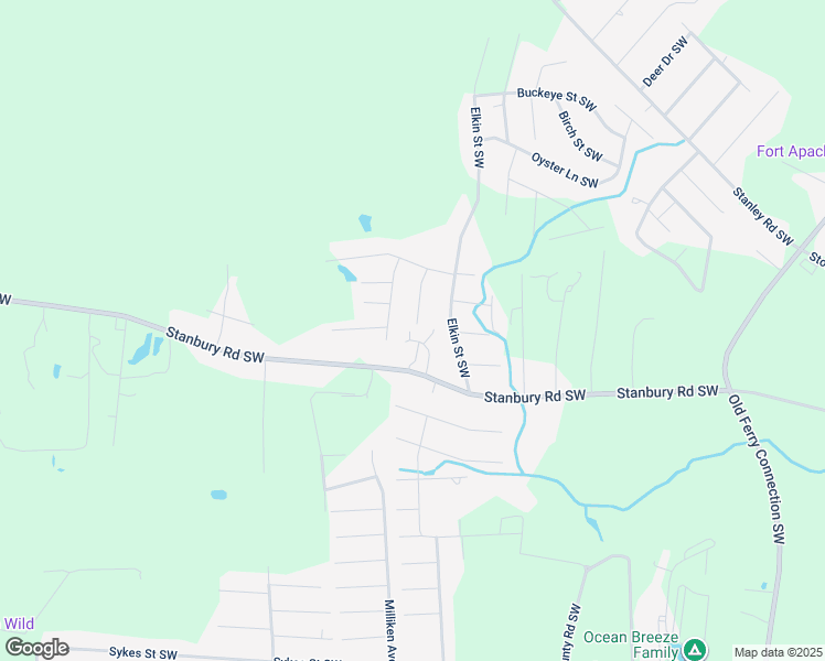 map of restaurants, bars, coffee shops, grocery stores, and more near 2586 Josh Circle in Brunswick County