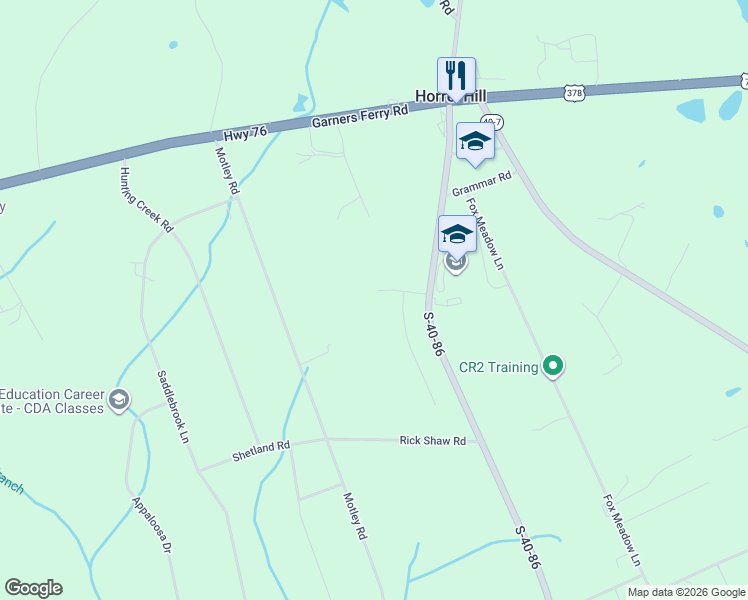 map of restaurants, bars, coffee shops, grocery stores, and more near 515 Motley Road in Hopkins