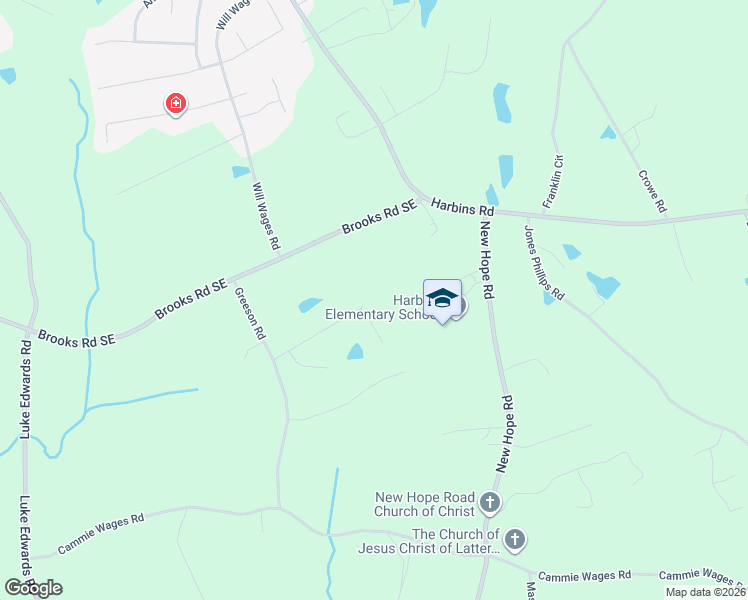 map of restaurants, bars, coffee shops, grocery stores, and more near 2630 Track Way in Dacula