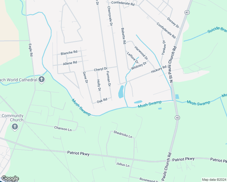 map of restaurants, bars, coffee shops, grocery stores, and more near 907 Furman Drive in Sumter