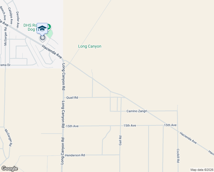map of restaurants, bars, coffee shops, grocery stores, and more near Quail Road in Sky Valley