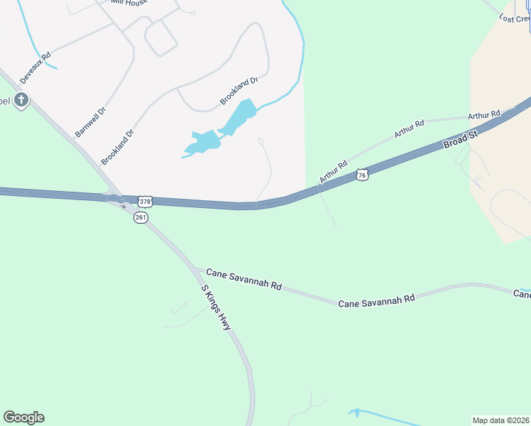 map of restaurants, bars, coffee shops, grocery stores, and more near 6250 U.S. 76 in Sumter County