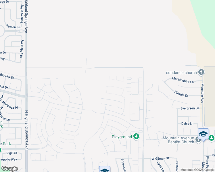 map of restaurants, bars, coffee shops, grocery stores, and more near in Banning