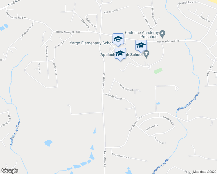 map of restaurants, bars, coffee shops, grocery stores, and more near 1612 Miller Valley Lane in Bethlehem