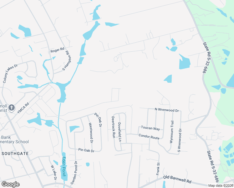map of restaurants, bars, coffee shops, grocery stores, and more near 116 North Pond Court in Lexington