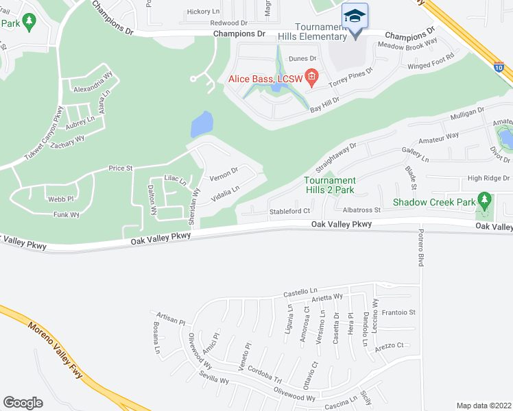 map of restaurants, bars, coffee shops, grocery stores, and more near 13178 Buffy Court in Beaumont