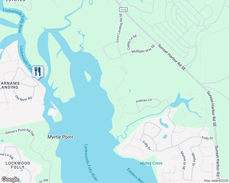 map of restaurants, bars, coffee shops, grocery stores, and more near 2998 Coxs Landing Road Southeast in Bolivia