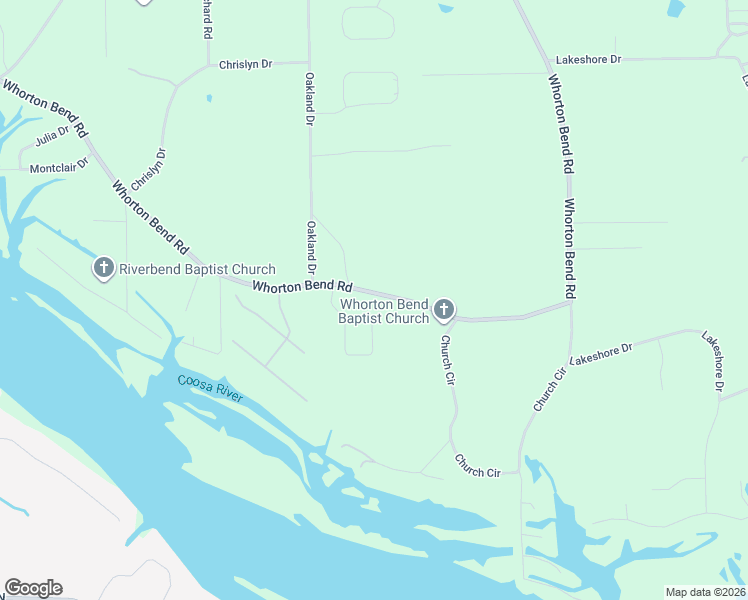 map of restaurants, bars, coffee shops, grocery stores, and more near 2129 Cornelia Circle West in Gadsden