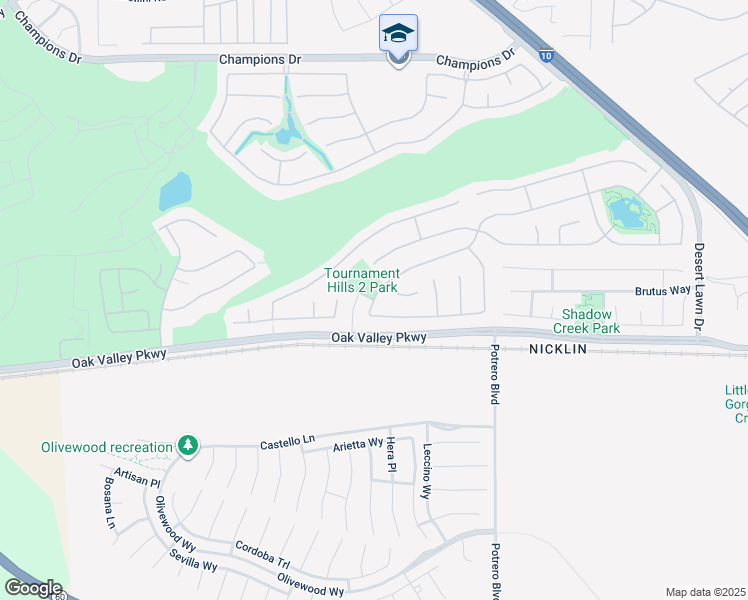 map of restaurants, bars, coffee shops, grocery stores, and more near 36410 Amateur Way in Beaumont