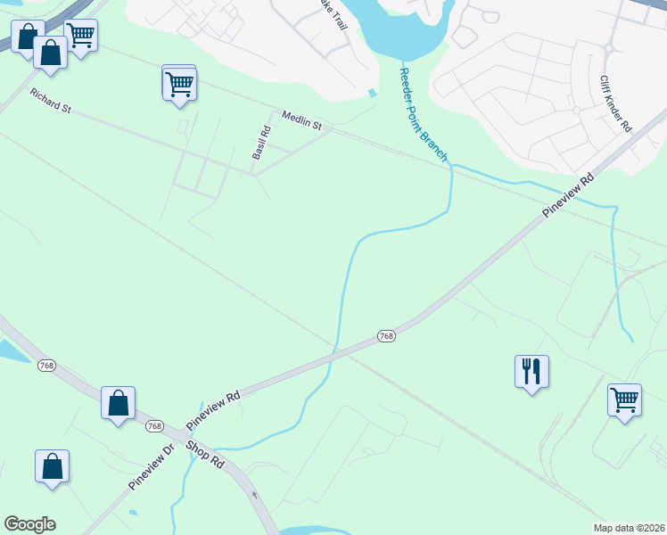 map of restaurants, bars, coffee shops, grocery stores, and more near in Columbia