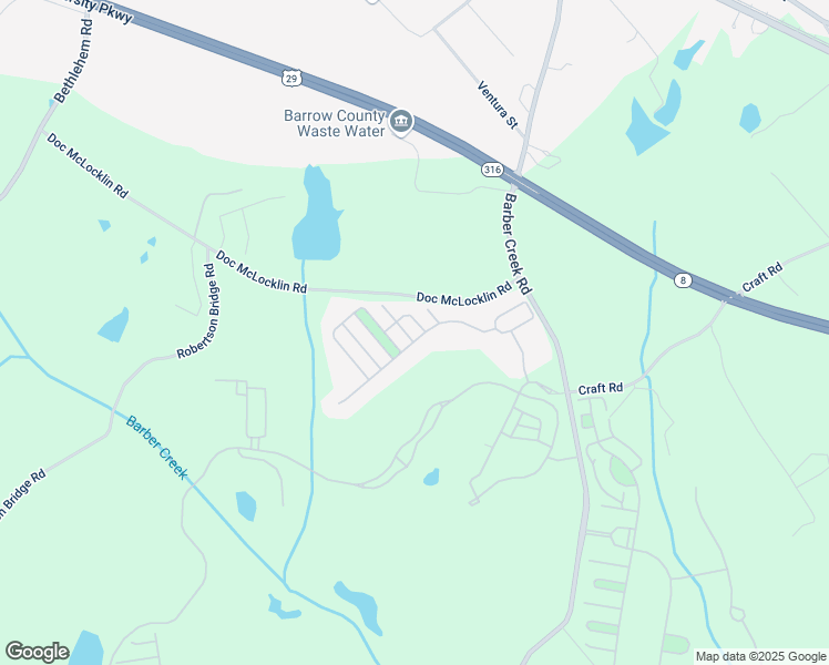 map of restaurants, bars, coffee shops, grocery stores, and more near 500 Navan Lane in Statham