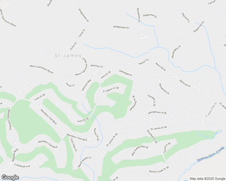 map of restaurants, bars, coffee shops, grocery stores, and more near 3219 East Lagoon Court Southeast in Southport