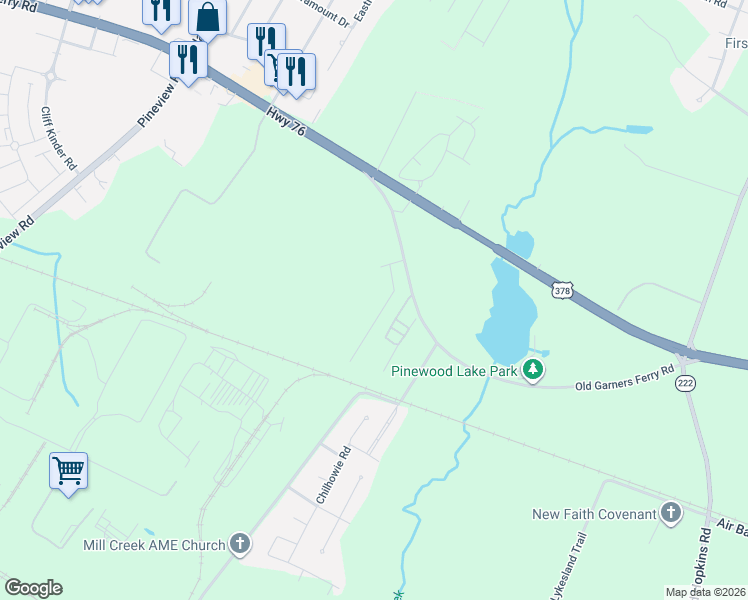 map of restaurants, bars, coffee shops, grocery stores, and more near 8041 Garners Ferry Road in Columbia