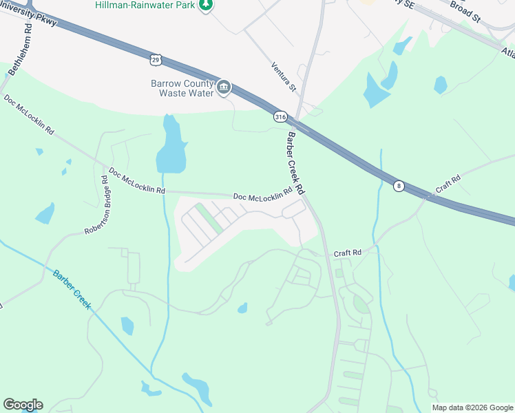 map of restaurants, bars, coffee shops, grocery stores, and more near 2029 Trimleston Road in Statham