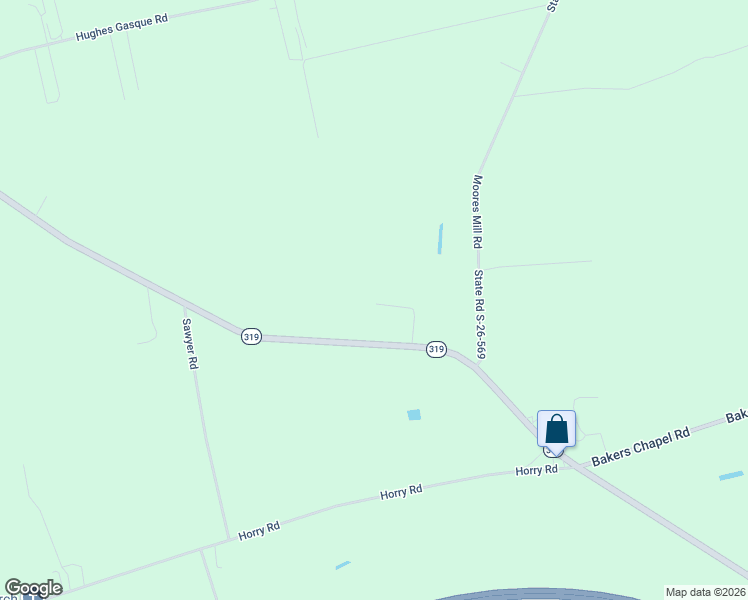 map of restaurants, bars, coffee shops, grocery stores, and more near 2253 Cherokee Drive in Aynor