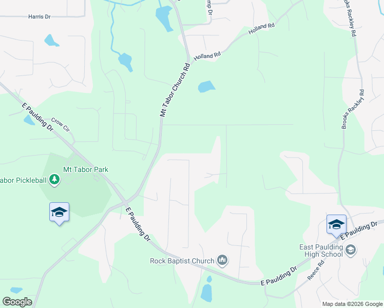 map of restaurants, bars, coffee shops, grocery stores, and more near 121 Woodland Street in Dallas