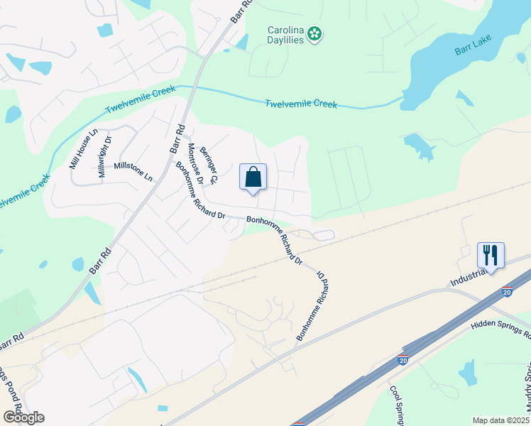 map of restaurants, bars, coffee shops, grocery stores, and more near 246 Montrose Drive in Lexington