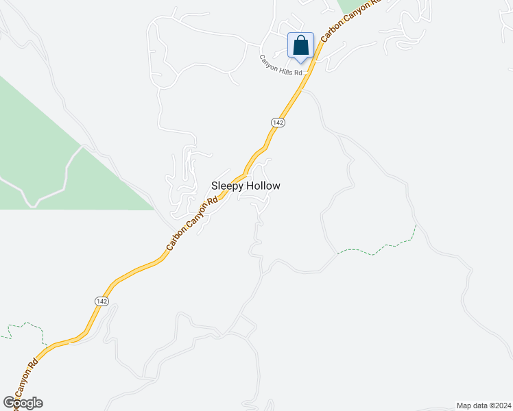 map of restaurants, bars, coffee shops, grocery stores, and more near Grand View Drive in Chino Hills