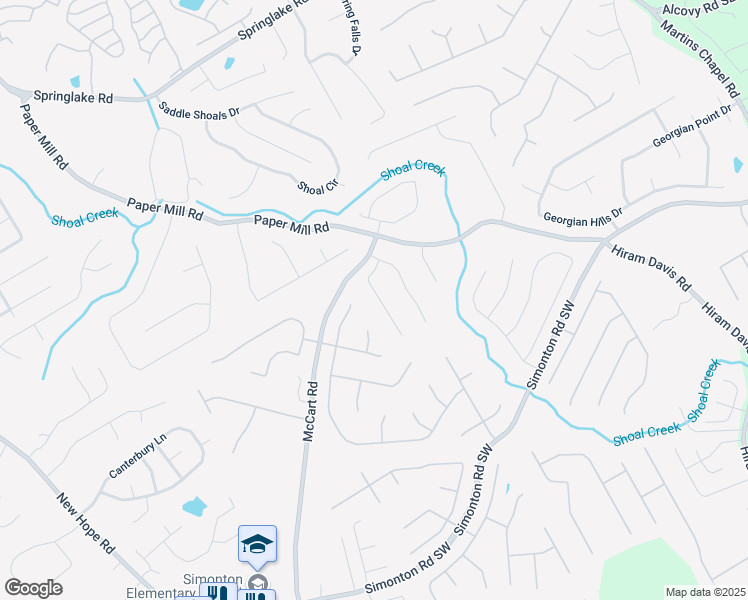 map of restaurants, bars, coffee shops, grocery stores, and more near 510 Allens Landing Court in Lawrenceville