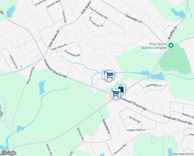 map of restaurants, bars, coffee shops, grocery stores, and more near 139 Emanuel Creek Drive in West Columbia