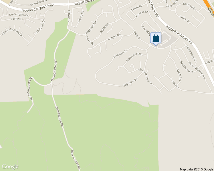 map of restaurants, bars, coffee shops, grocery stores, and more near 4949 Highview Street in Chino Hills