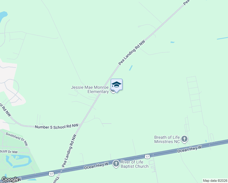 map of restaurants, bars, coffee shops, grocery stores, and more near 250 Pea Landing Road Northwest in Ash