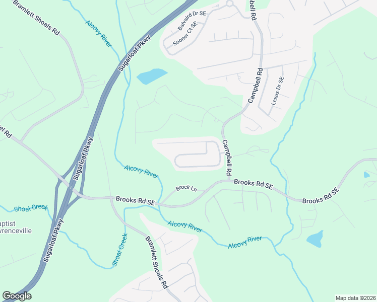 map of restaurants, bars, coffee shops, grocery stores, and more near 1836 Wilson Manor Circle Southeast in Lawrenceville