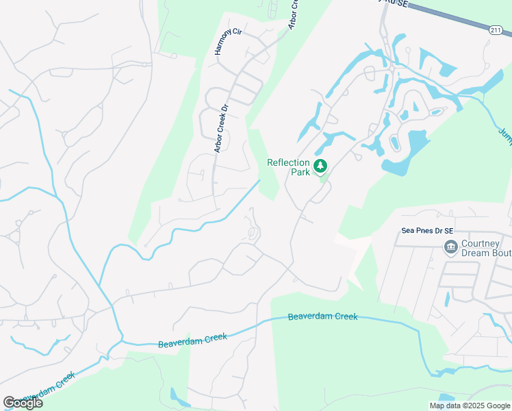 map of restaurants, bars, coffee shops, grocery stores, and more near 4460 Golf Cottage Drive in Southport