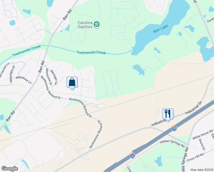 map of restaurants, bars, coffee shops, grocery stores, and more near 118 Golden Oak Drive in Lexington