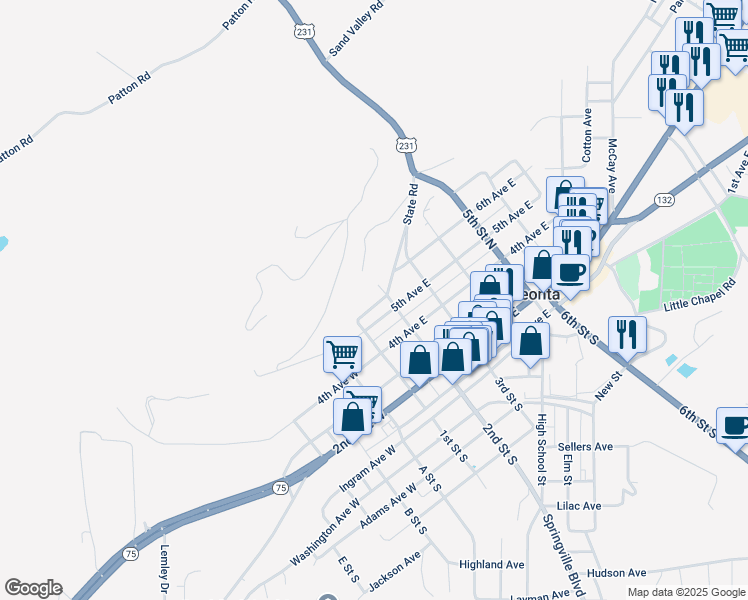 map of restaurants, bars, coffee shops, grocery stores, and more near 507 State Road in Oneonta