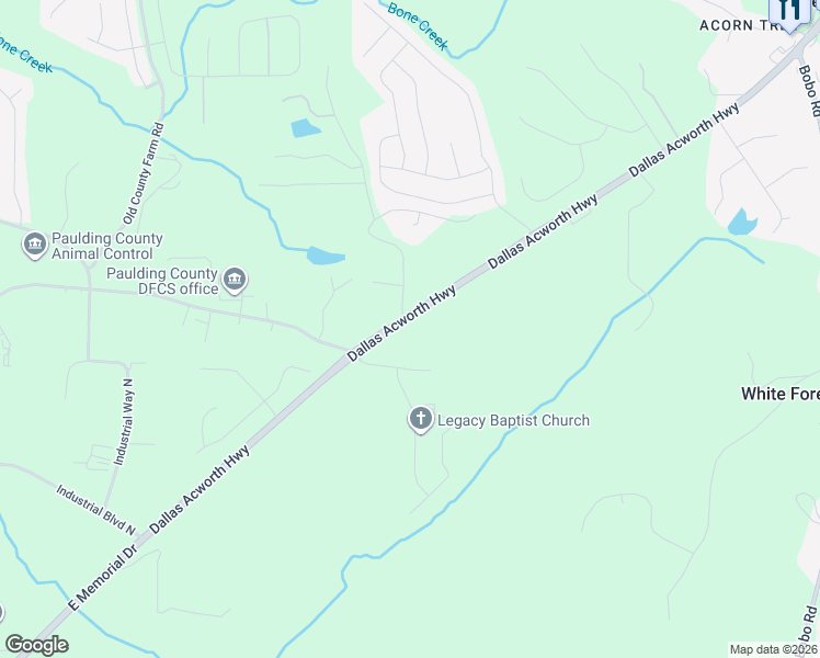 map of restaurants, bars, coffee shops, grocery stores, and more near 3120 Dallas Acworth Highway in Dallas