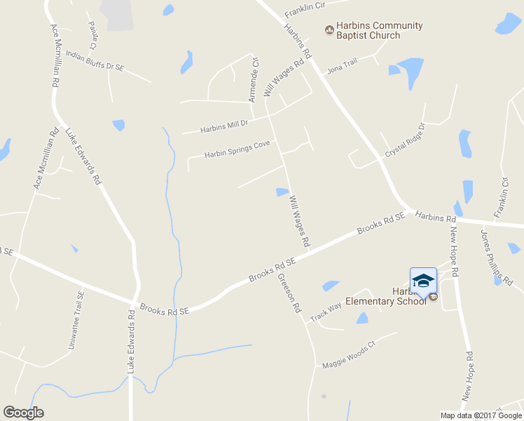 map of restaurants, bars, coffee shops, grocery stores, and more near 1773 Will Wages Road in Dacula