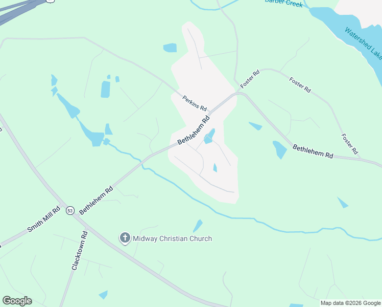 map of restaurants, bars, coffee shops, grocery stores, and more near 1565 Langdon Park Drive in Winder