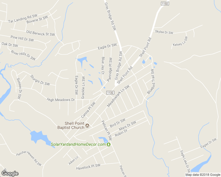 map of restaurants, bars, coffee shops, grocery stores, and more near 2914 Shell Point Road in Shallotte