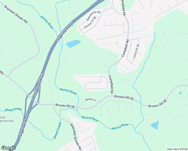 map of restaurants, bars, coffee shops, grocery stores, and more near 1836 Wilson Manor Circle Southeast in Lawrenceville