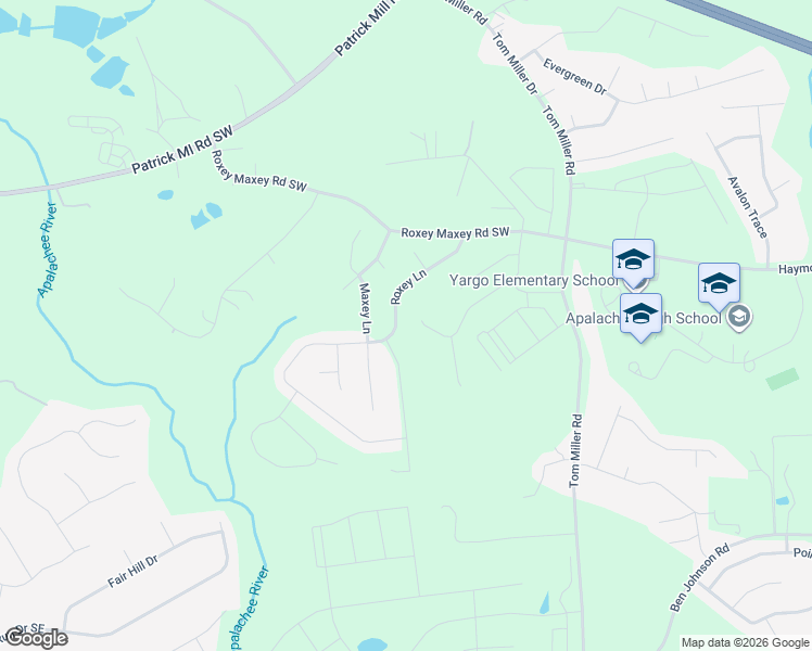 map of restaurants, bars, coffee shops, grocery stores, and more near 1406 Cragston Drive in Winder