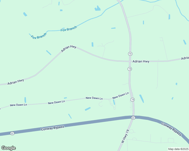 map of restaurants, bars, coffee shops, grocery stores, and more near 6799 Adrian Highway in Conway