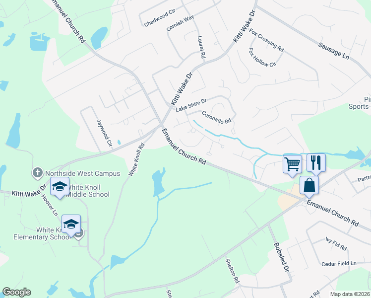 map of restaurants, bars, coffee shops, grocery stores, and more near 123 Santa Barbara Court in West Columbia