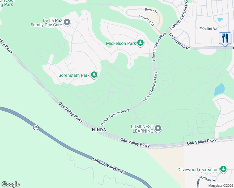 map of restaurants, bars, coffee shops, grocery stores, and more near 35241 Braid Place in Beaumont