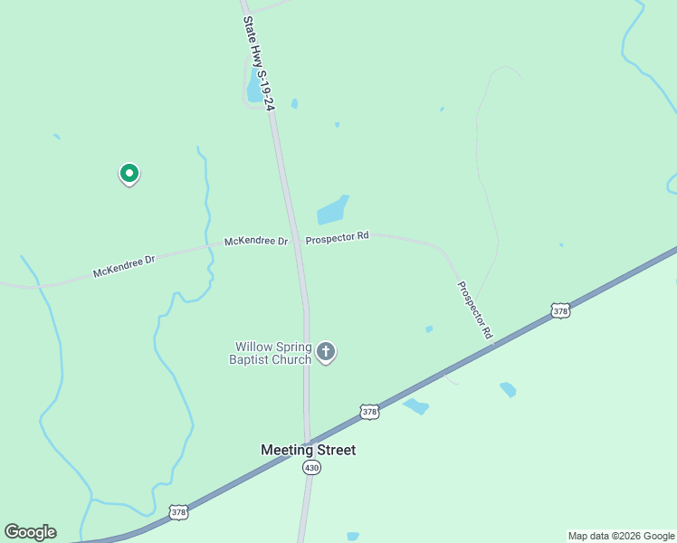 map of restaurants, bars, coffee shops, grocery stores, and more near 81 Prospector Drive in Edgefield