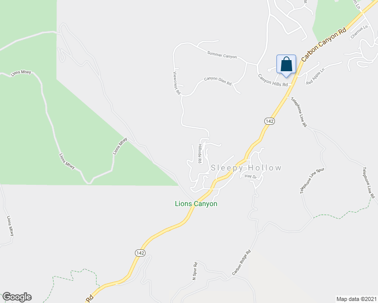 map of restaurants, bars, coffee shops, grocery stores, and more near 16766 Sunset Way in Chino Hills