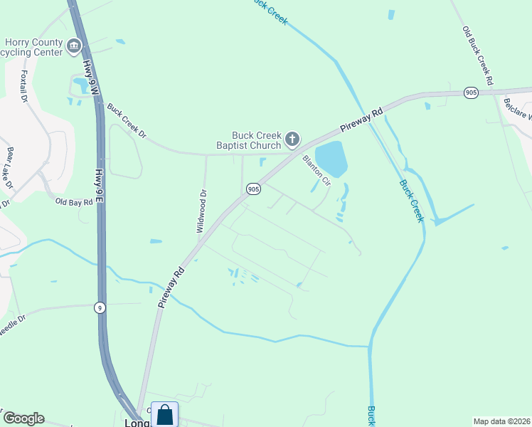 map of restaurants, bars, coffee shops, grocery stores, and more near 11394 South Carolina 905 in Longs