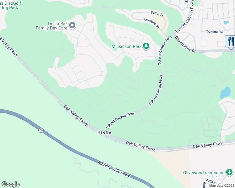 map of restaurants, bars, coffee shops, grocery stores, and more near 35212 Braid Place in Beaumont