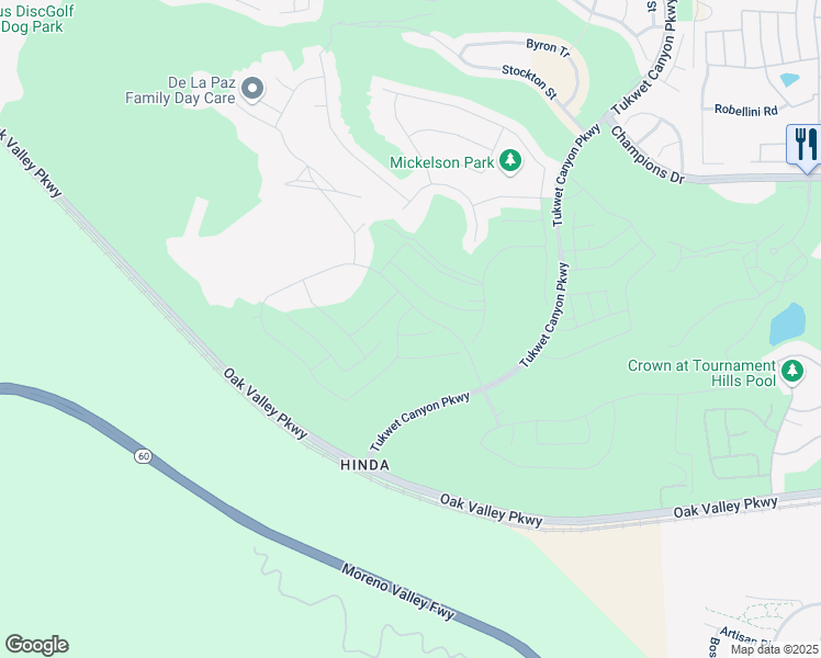 map of restaurants, bars, coffee shops, grocery stores, and more near 35212 Braid Place in Beaumont