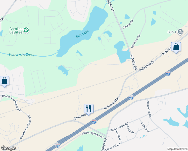 map of restaurants, bars, coffee shops, grocery stores, and more near 184 Quinn Oak Road in Lexington