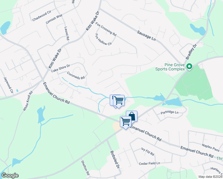 map of restaurants, bars, coffee shops, grocery stores, and more near 437 Emanuel Creek Drive in West Columbia