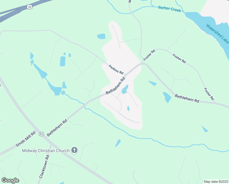 map of restaurants, bars, coffee shops, grocery stores, and more near 1562 Langdon Park Drive in Winder